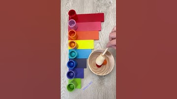 Reverse Color Sorting ASMR #shorts #marblemeg #asmr