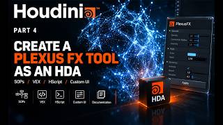 {ENG} - Houdini Plexus FX Tool –setup my Plexus - part 4