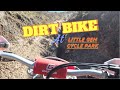 RIDING A DIRT BIKE IN THE HIGH DESERT