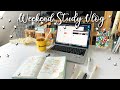 productive weekend study vlog 🌟📝 | 10+ hours of productivity