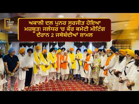 ਅੱਜ ਜਲੰਧਰ ਵਿਖੇ ਸਿੱਖ ਜੱਥੇਬੰਦੀਆਂ ਨੇ ਅਕਾਲੀਦਲ ਪੁਨਰ ਸੁਰਜੀਤ ਨਾਲ ਹੱਥ ਮਿਲਾਇਆ। ਇਕਜੁੱਟ ਹੋ ਕੇ ਚੋਣ ਲੜਾਂਗੇ