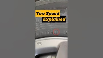Unlocking the Secrets of Speed Ratings on Your Tires #cardrivingtips #automobile #shorts
