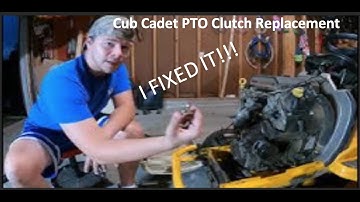 Cub Cadet Model 2206, PTO Clutch Replacement (FIXED)