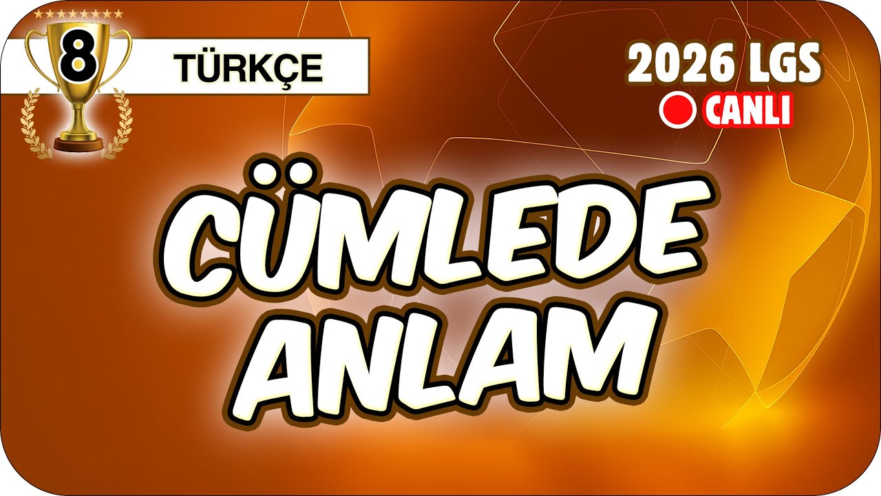 Cümlede Anlam 📙 8TURK4 #2026LGS