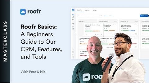 Roofr 101: A Beginners Live Demo