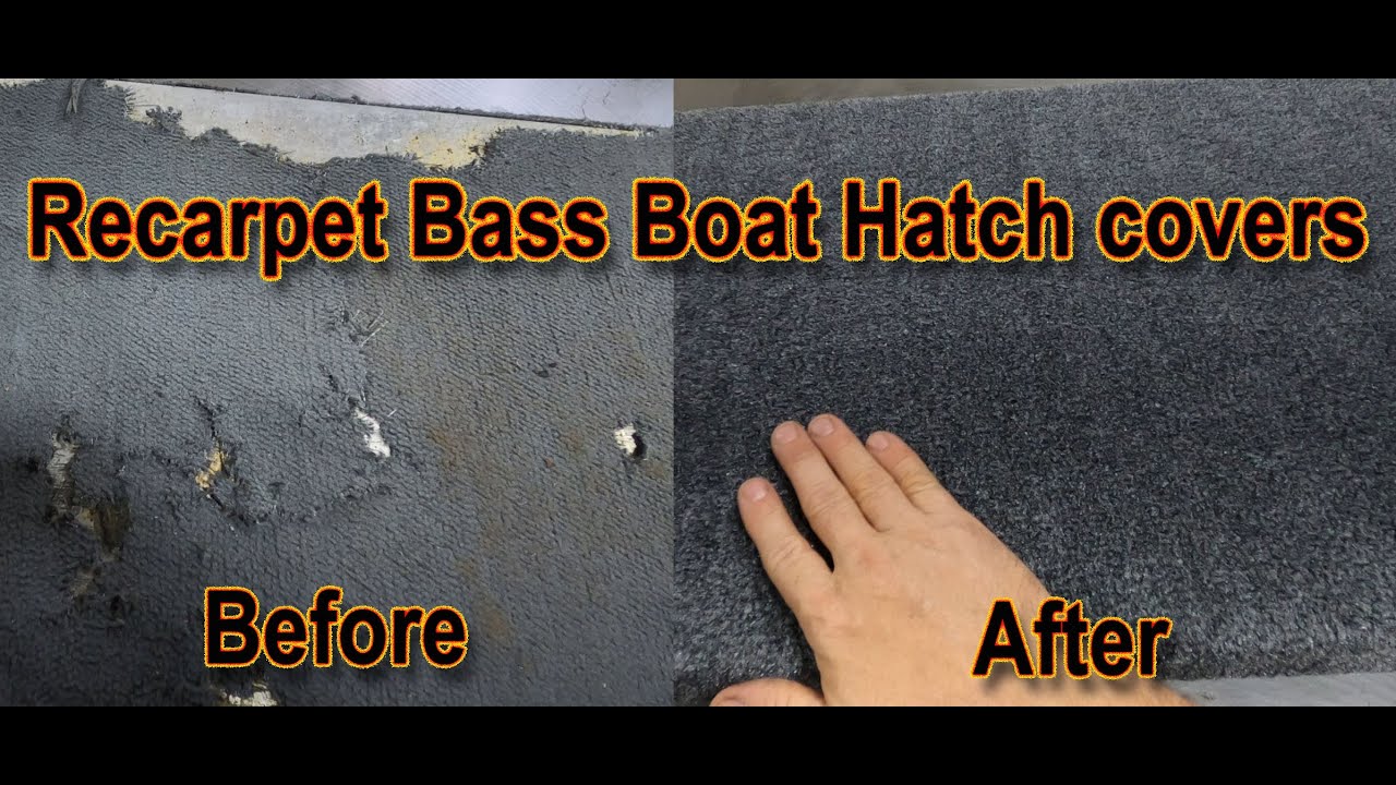 Bass Boat Recarpeting Hatch Lids YouTube