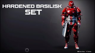 Destiny 2: Hardened Basilisk Set Quick Showcase (Titan)