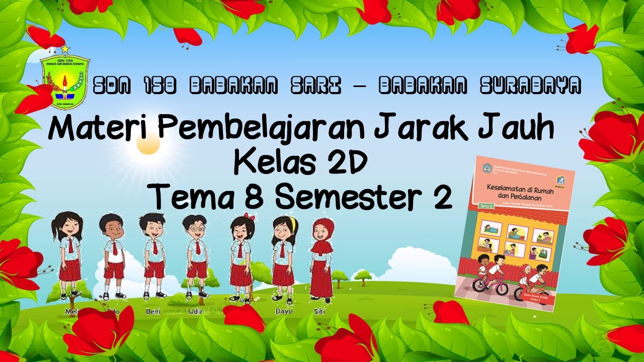 PEMBELAJARAN TEMATIK TEMA 8 SUBTEMA 1 PERTEMUAN 1 KELAS 2 ...