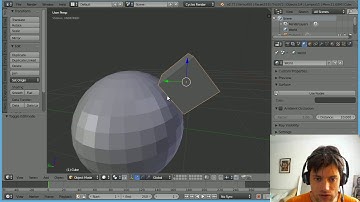 Blender modeling tip 1: Aligning objects by selected faces