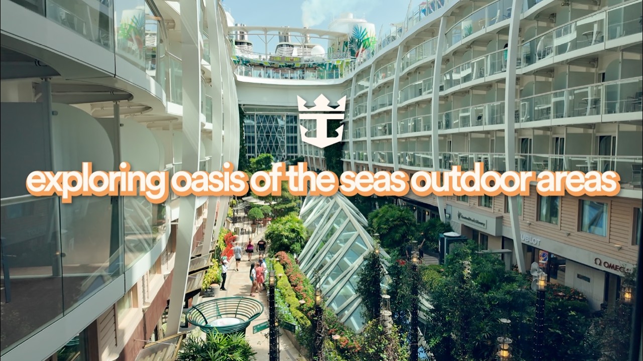 Oasis of the Seas Outdoor Areas | Sports Deck, Central Park, Boardwalk