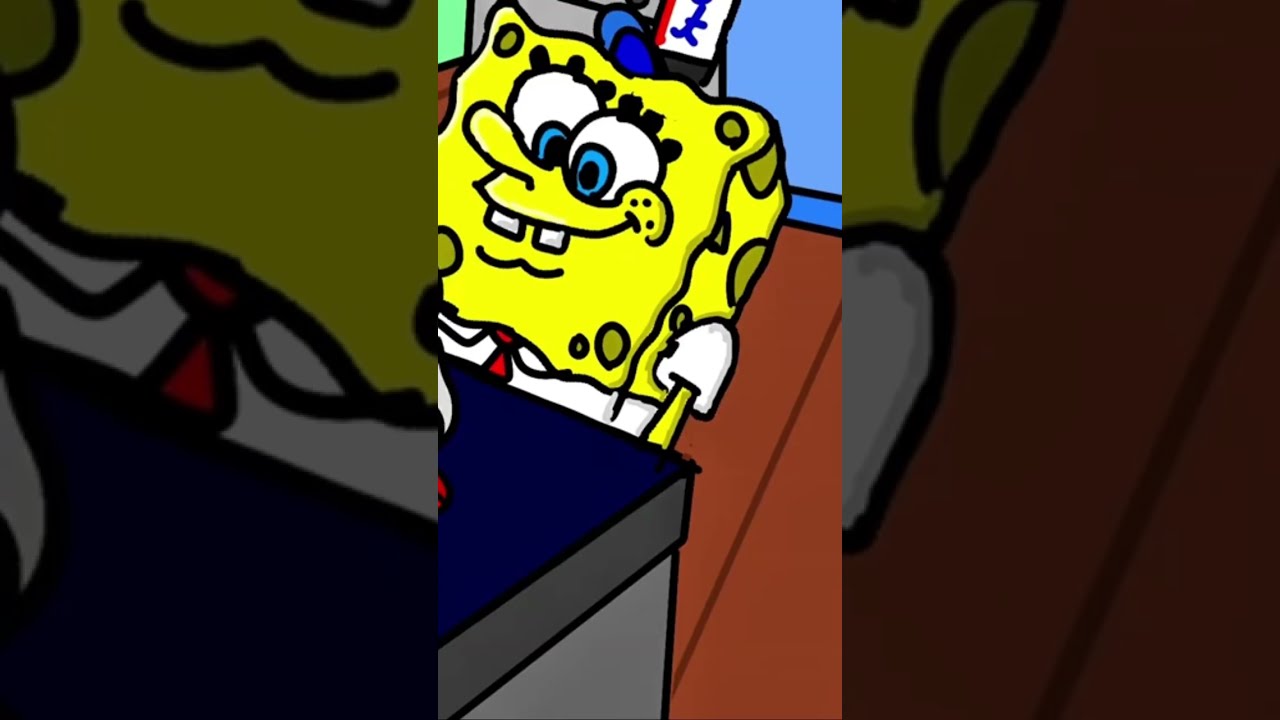 SQUIDWARD REALLY HATES HIS JOIN Youtubeshorts Spongebob Squidward Funny