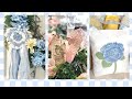 Shabby Chic Spring • Cutesy Tags • Beautiful Rag Bow • Easy Tote Bag with Shabby Flower Applique