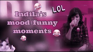 Indila's mood and funny moments