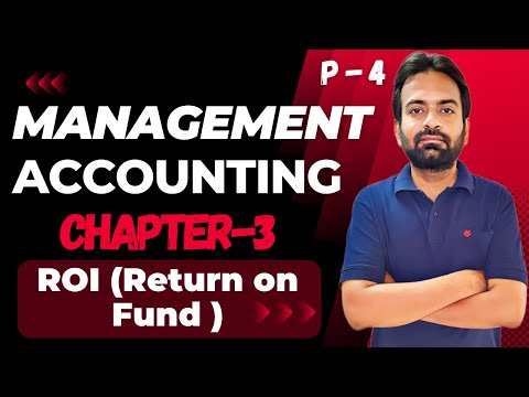Management accounting chapter-3 part-4 Ratio Analysis | ROI | Bcom online classes