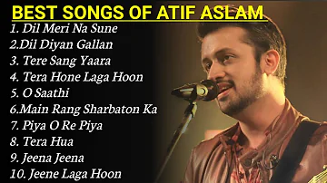 Best Of Atif Aslam Popular Songs Top 10 Songs Jukebox Atif Aslam Hit Songs 2024 | LIVE STERAM