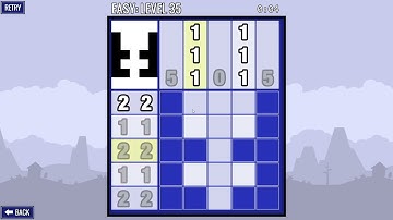 Picross Touch (Easy Level 35) Gameplay and Tutorial