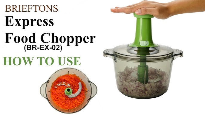 How to Use to the Brieftons Express Food Chopper (BR-EX-02) 