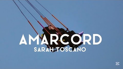 SARAH TOSCANO - AMARCORD (Sanremo 2025)