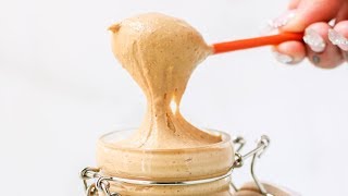 3-ingredient LOW-CALORIE Peanut Butter (with HALF the calories &amp; fat as regular peanut butter!)