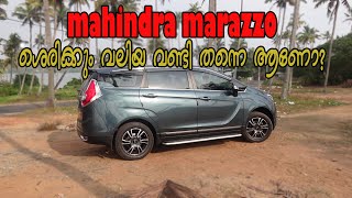 mahindra marazzo ശെരിക്കും വലിയ വണ്ടി തന്നെ ആണോ?