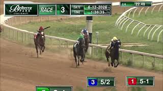 RACE 3 PROGRAM 2026 6 12