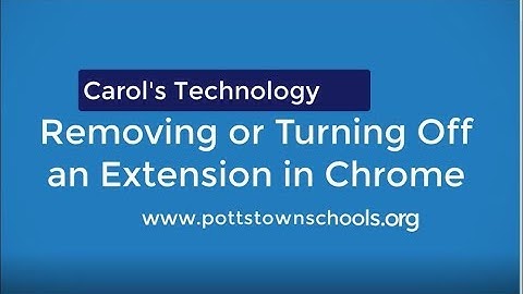 Removing unwanted adware extensions in Chrome