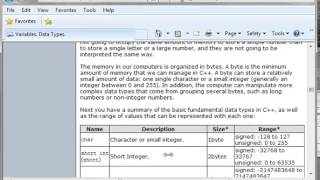 C   05   Variables and Data types