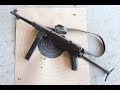 Shooting the German MP40 submachine gun