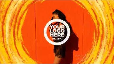 Intro Maker for a Logo Reveal with Brush Stroke Animations