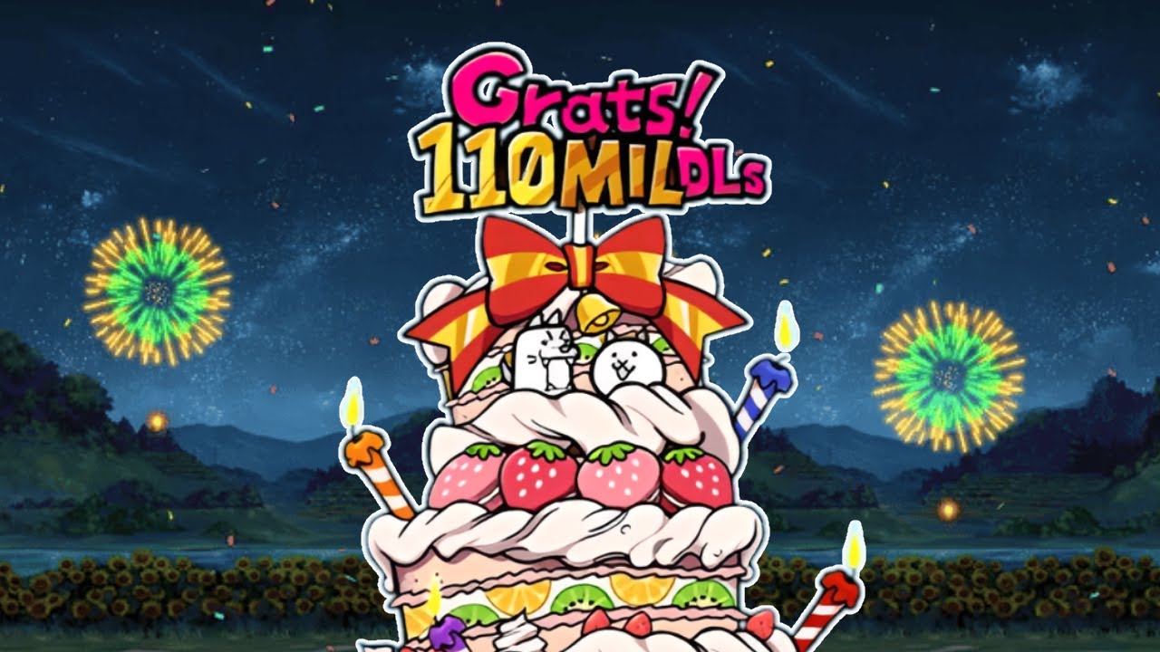 Battle Cats - Celebrating 110 Million Downloads With Festival Ubers