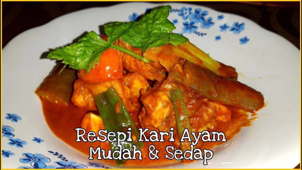 Resepimudahresepisenang Resepi Kari Ayam Super Simple