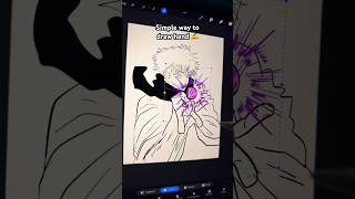 how to draw Gojo
