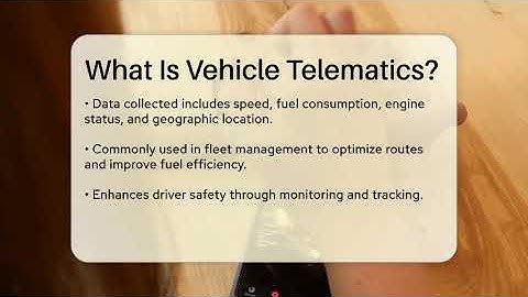 What Is Vehicle Telematics? - Talking Tech Trends