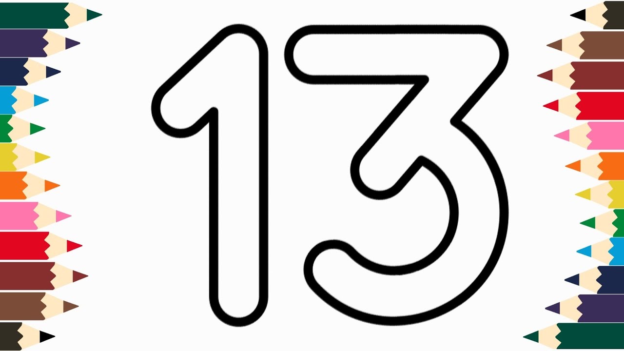 Learn to write thirteen | Numbers Train 13 | #100 #learning - YouTube