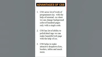 ADVANTAGES CSS 3 in Urdu/Hindi | Web Coding With Bilal