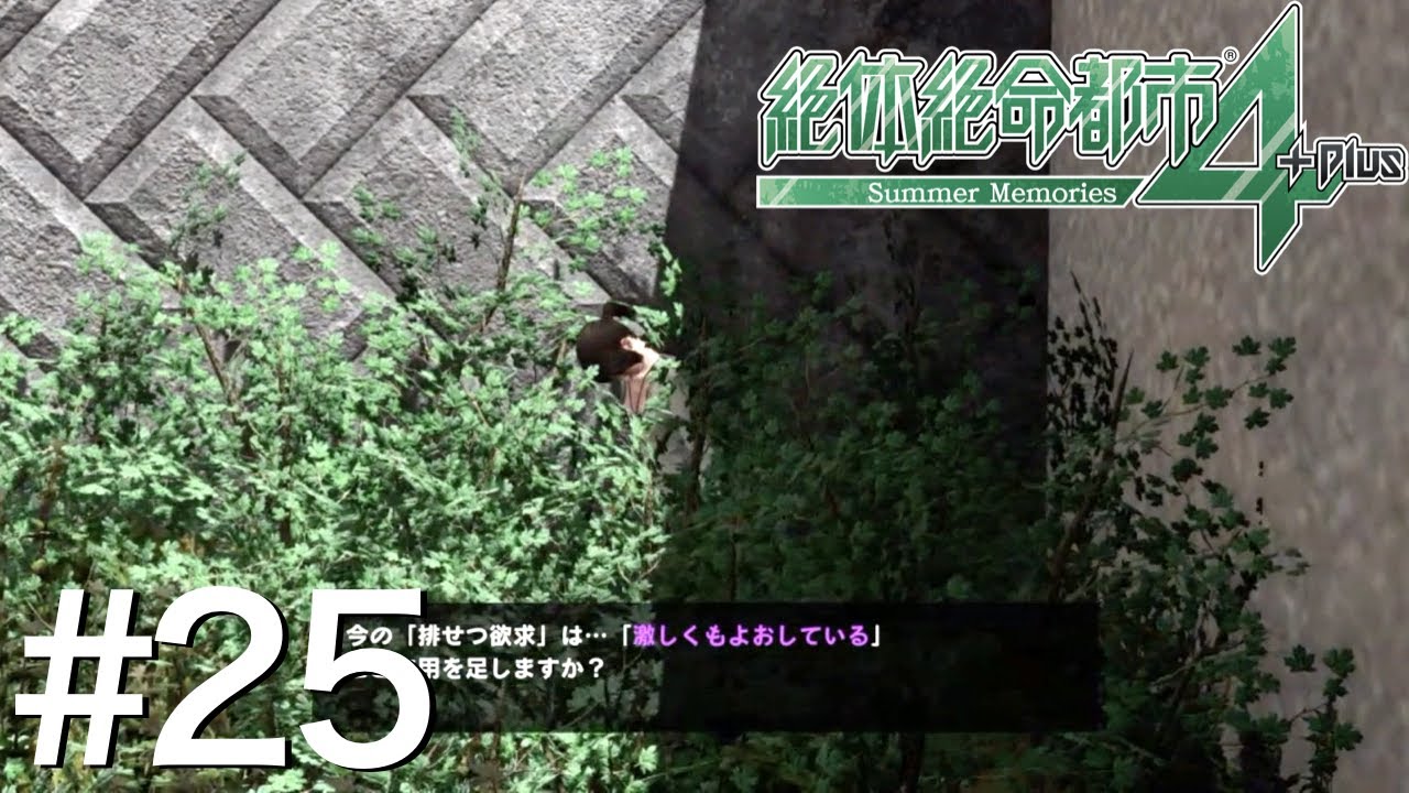 屋外でオシッコするヒロイン 絶体絶命都市4 ２５ Youtube