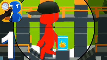 Super Sniper! - Gameplay Walkthrough Part 1 Levels 1-15 (Android,iOS)