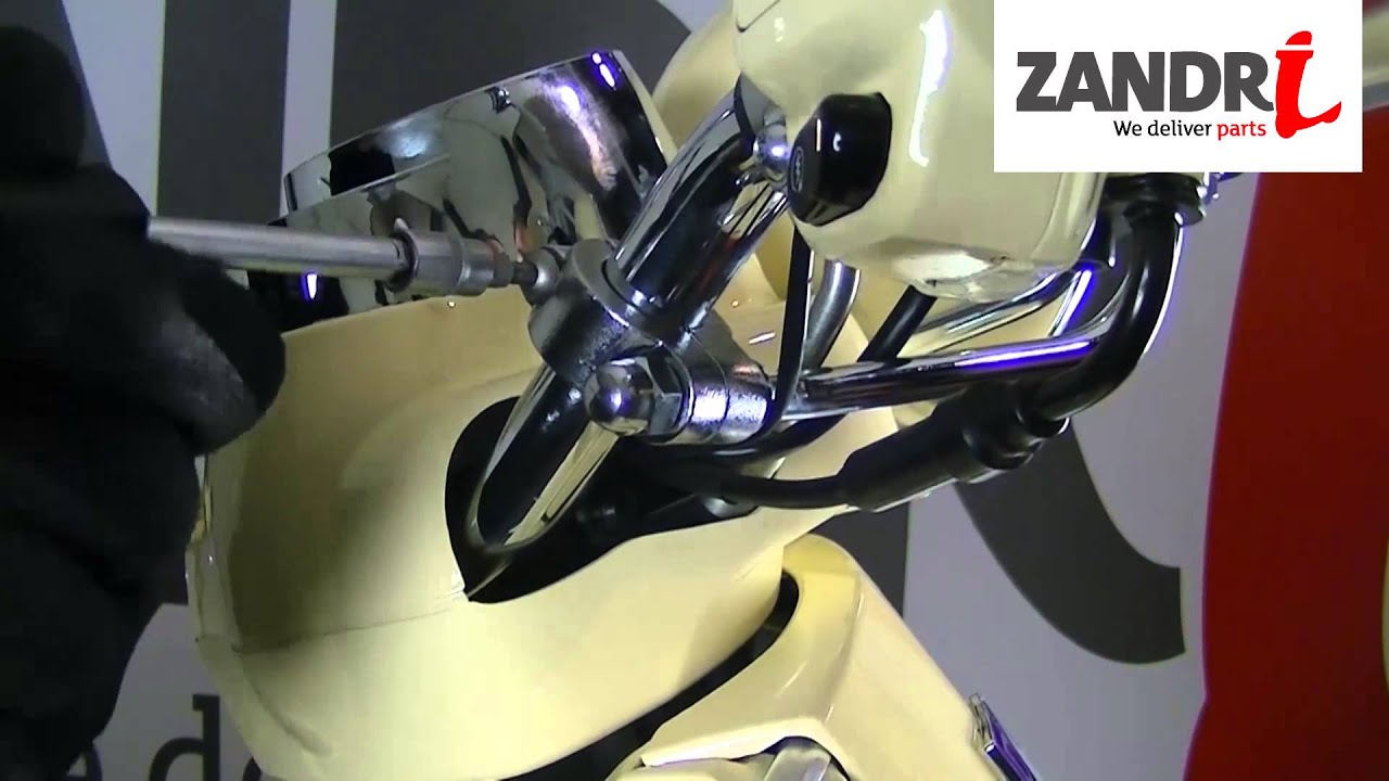 Windscherm vervangen | Vespa LXV - YouTube