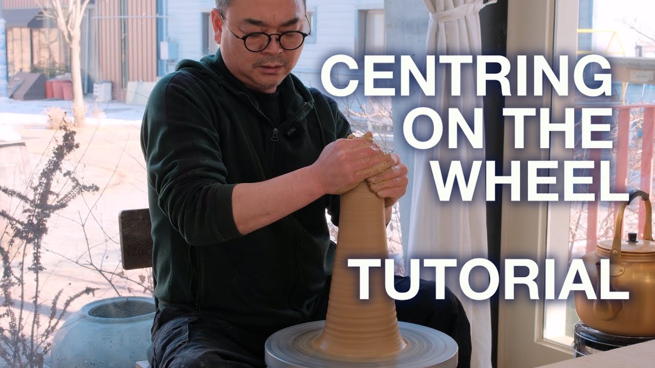 Tutorial for Centring Clay on the Wheel - Ceramic Masterclass