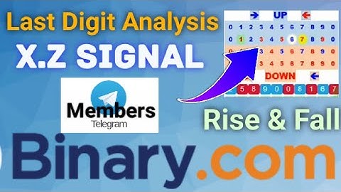 Binary.com Rise/Fall Best Strategy - Last digit Signal Analysis