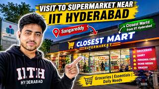 Supermarket Near IIT Hyderabad ❤️ | Grocery Shopping in Sangareddy (National Mart)