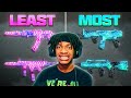 I TESTED the LEAST vs MOST used guns in Warzone...