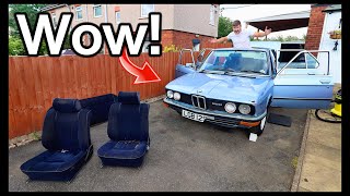 DEEP CLEANING A BARN FIND BMW THAT HAS BEEN SITTING FOR 30 YEARS!