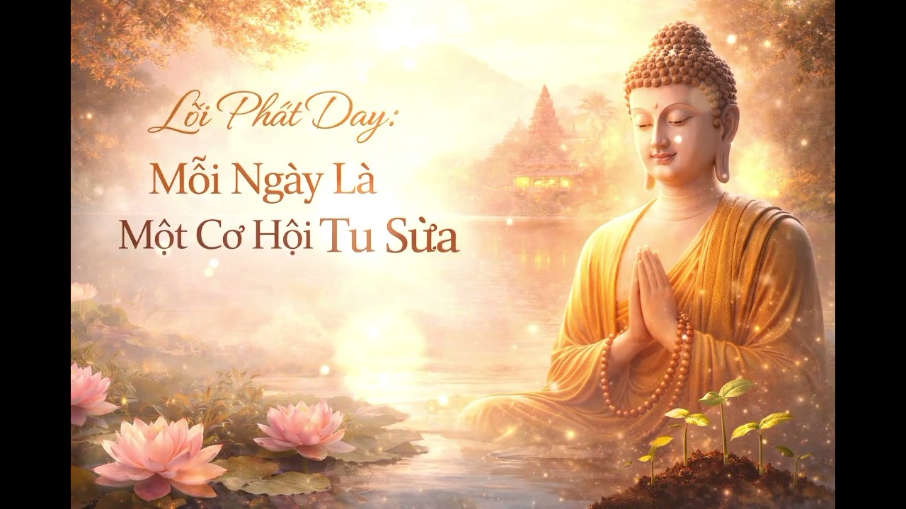 Lời Phật dạy mỗi ngày là một cơ hội tu sửa 