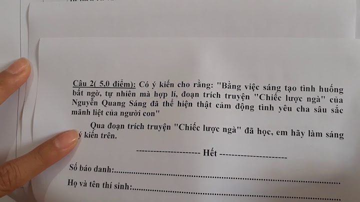 Đề thi thử môn ngữ văn vào lớp 10 năm 2024