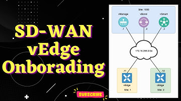 SD-WAN vEdge onboarding