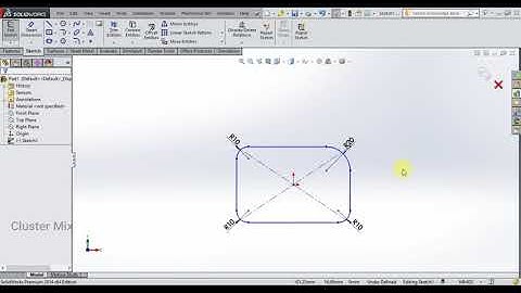 FILLET CHAMFER IN SOLIDWORKS || SOLIDWORKS SKETCHING TUTORIALS