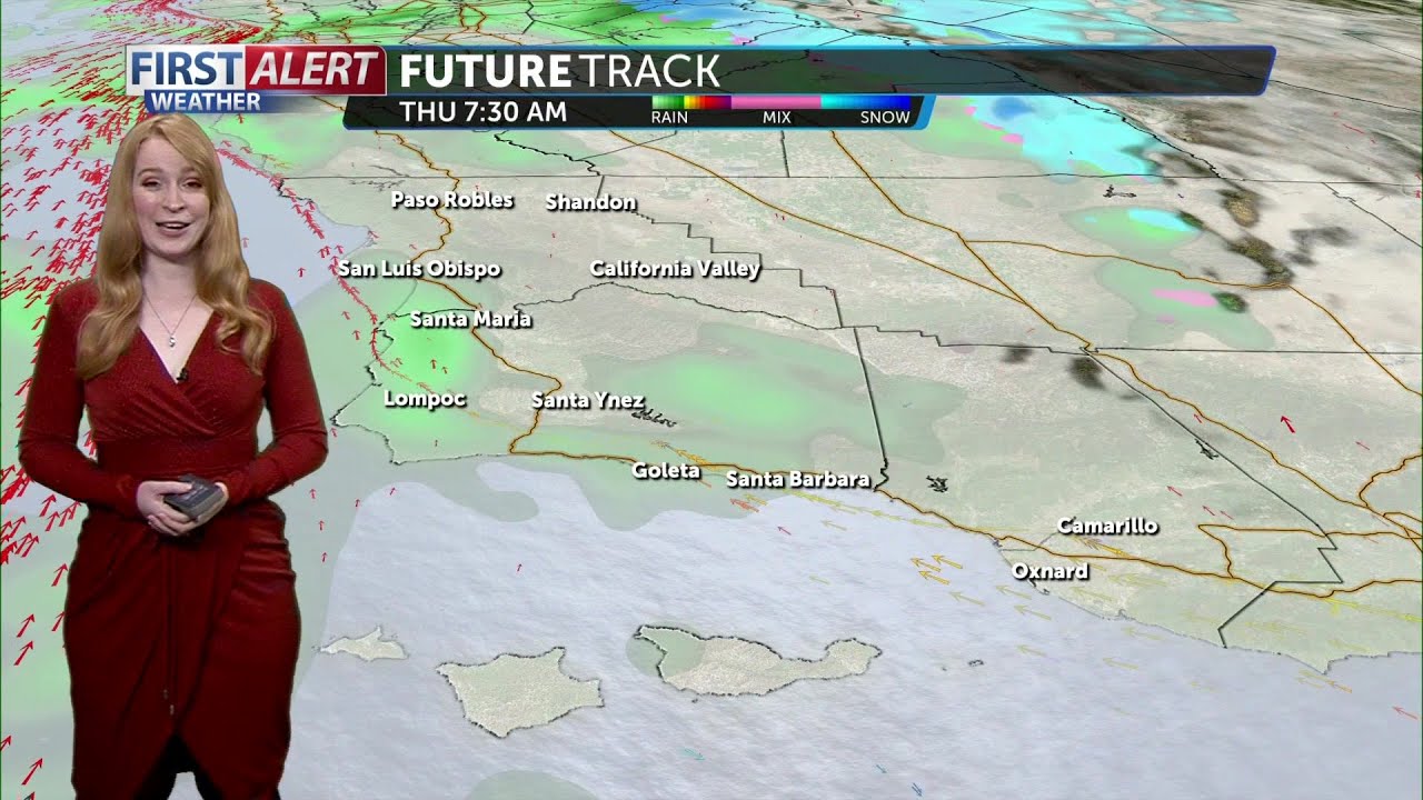 Scattered showers Thursday, heading into an extended period of wet ...