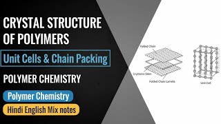 Crystalline Structure of Polymers | Easy Explanation in Hindi | Polymer Chemistry | Easy Language