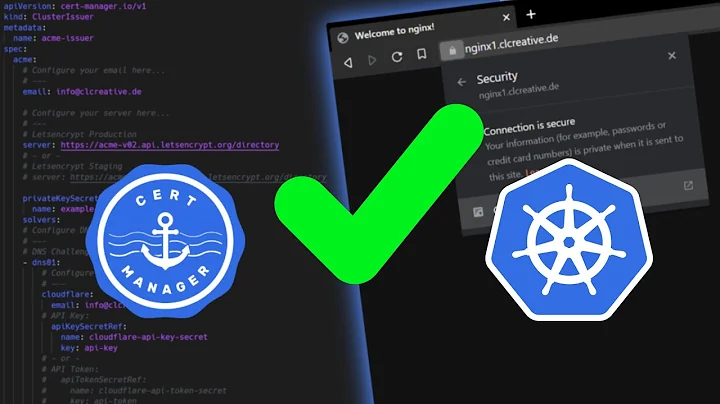 Free SSL Certs in Kubernetes! Cert Manager Tutorial